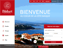 Tablet Screenshot of bidarttourisme.com